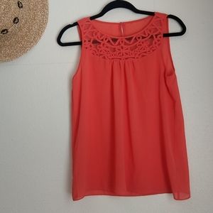 Last Chance‼️Chiffon net mixed media top